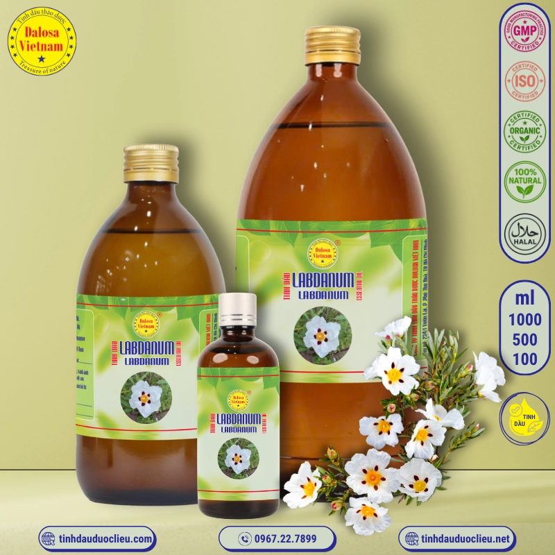 Tinh Dầu Labdanum - Labdanum Essential Oil 2 tinh dau labdanum labdanum rock rose cistus cistus ladaniferus essential oil