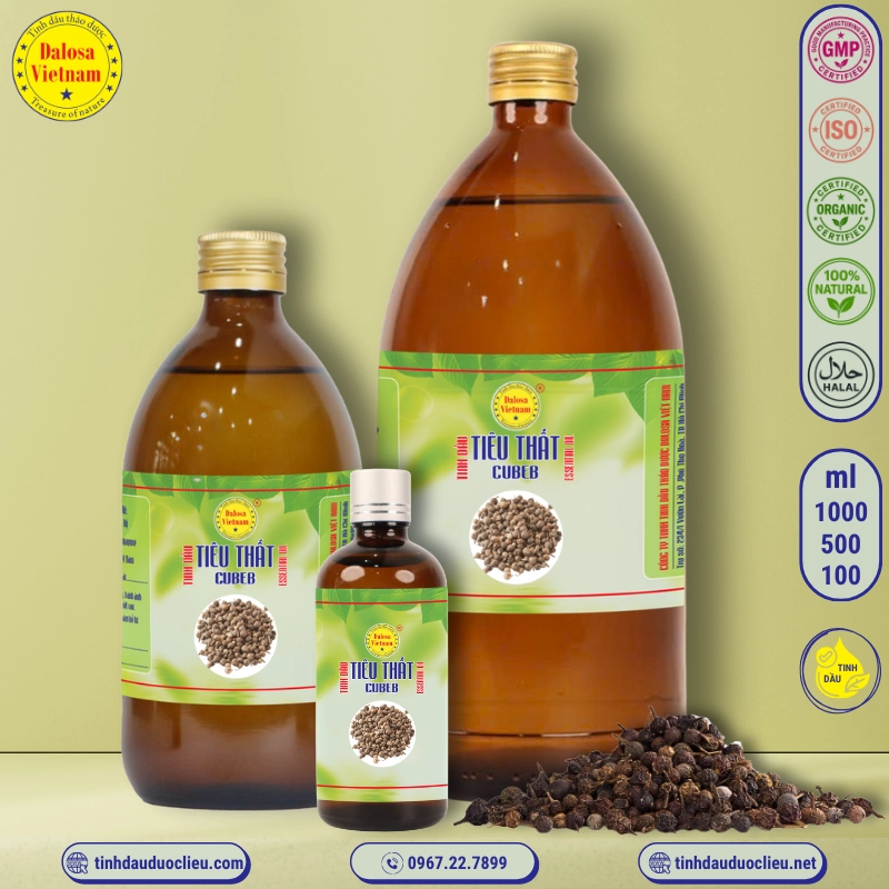 Tinh Dầu Tiêu Thất - Cubeb Essential Oil 2 tinh dau tieu that cubeb piper cubeba essential oil